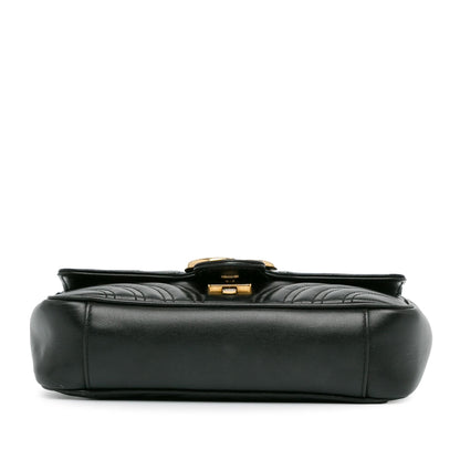 Gucci Mini GG Marmont Matelasse Crossbody (SHG-QNpQD1)