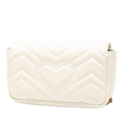 Gucci Mini GG Marmont Matelasse Leather Flap Crossbody