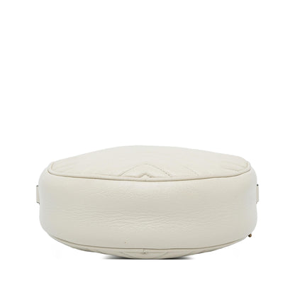 Gucci Mini GG Marmont Round Leather Crossbody Bag (SHG-Djif6j)