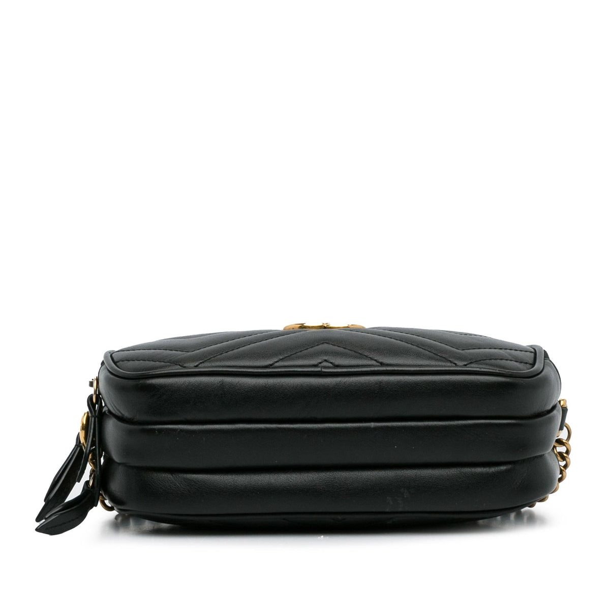 Gucci Mini GG Marmont Triple-Zip Crossbody Bag (SHG-dnjgun)