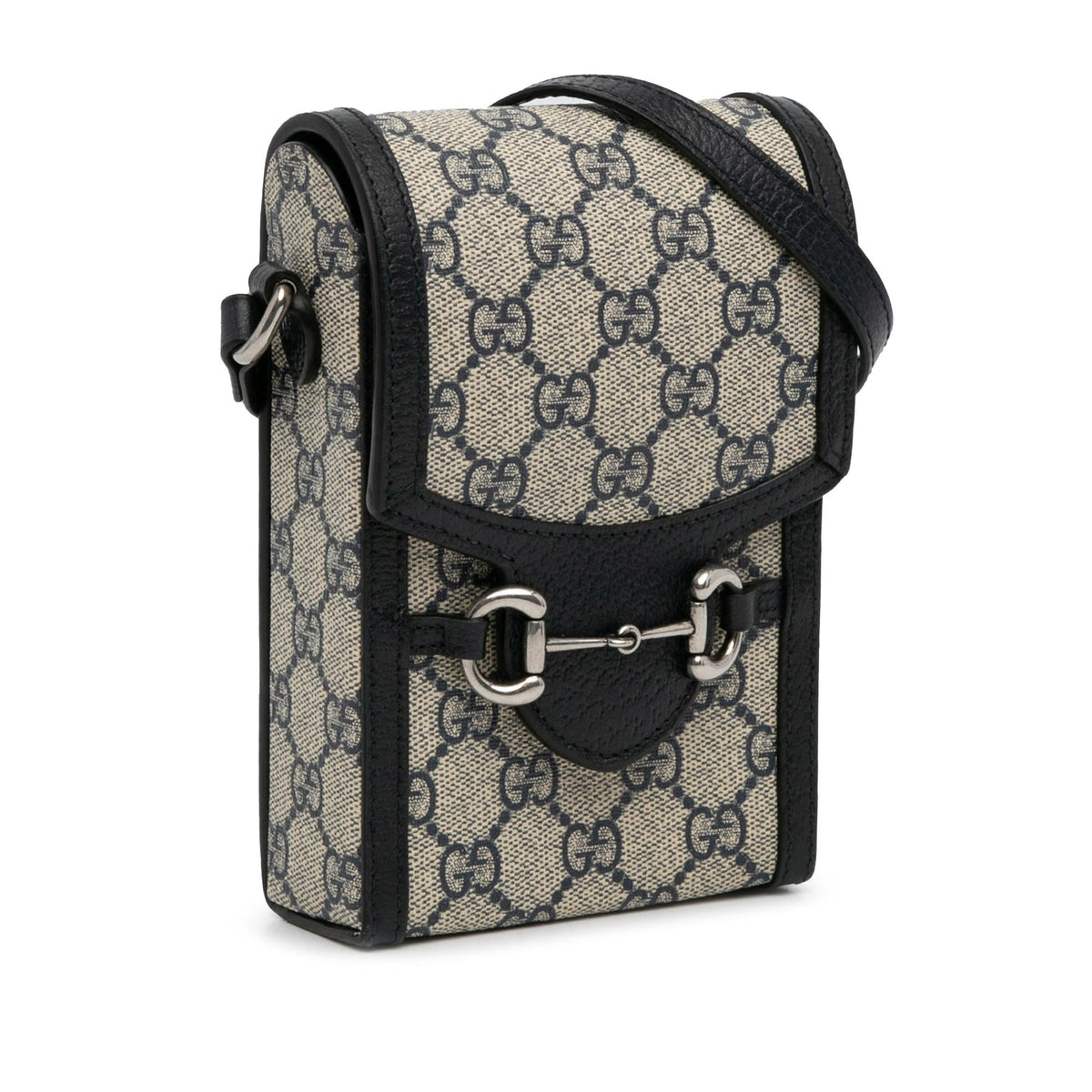 Gucci Mini GG Supreme Horsebit 1955 Crossbody Bag (SHG-SJQgQ9)