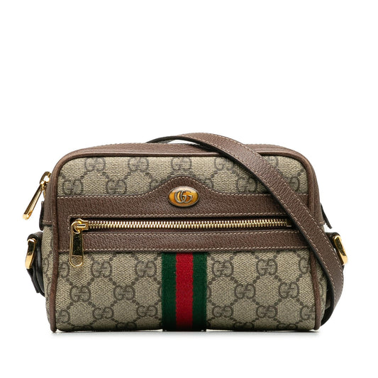 Gucci Mini GG Supreme Ophidia Crossbody Bag (SHG-0eMAWx)