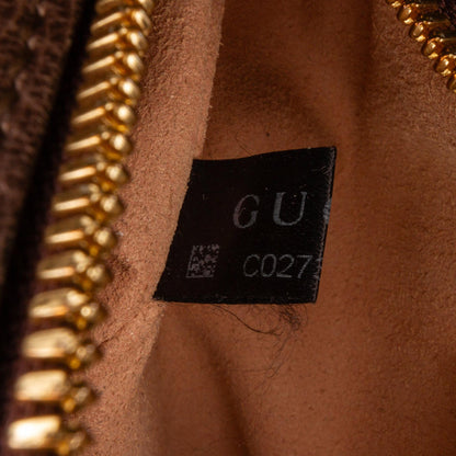Gucci Mini GG Supreme Round Ophidia Crossbody (SHG-aFu3qu)