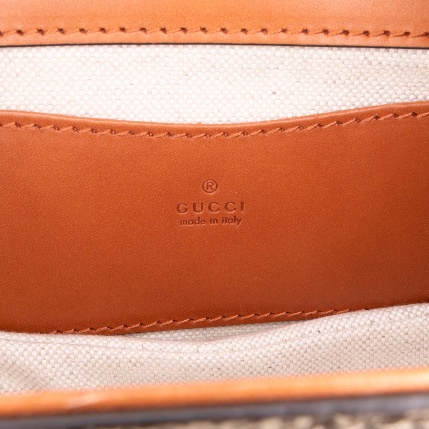 Gucci Mini GG Supreme Web Bamboo 1947 Belt Bag