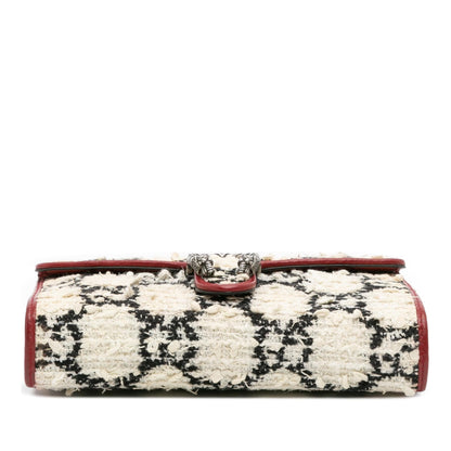 Gucci Mini GG Tweed Dionysus Wallet on Chain