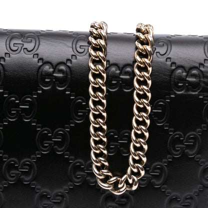Gucci Mini Guccissima Bow Signature Wallet On Chain