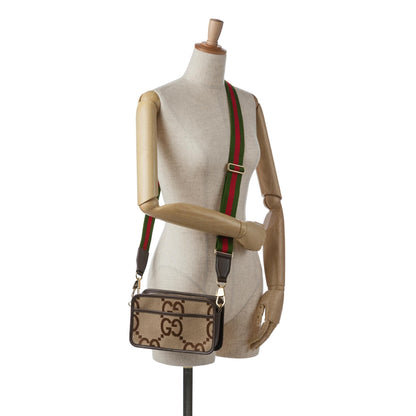 Gucci Mini Jumbo GG Crossbody Bag (SHG-FKXWG3)