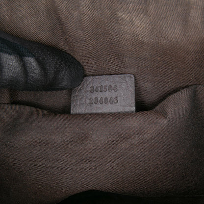 Gucci Mini Leather Web Dome Satchel