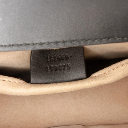 Gucci Mini Leather Web Sylvie Chain Crossbody
