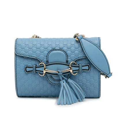 Gucci Mini Microguccissima Emily Crossbody Bag (SHG-d63GRv)