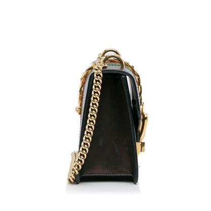 Gucci Mini Sylvie Leather Chain Crossbody Bag (SHG-Rb9ccQ)