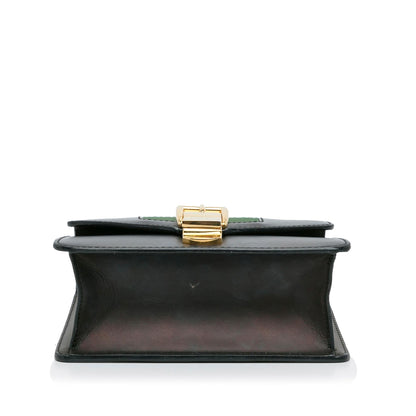 Gucci Mini Sylvie Leather Chain Crossbody Bag (SHG-Rb9ccQ)
