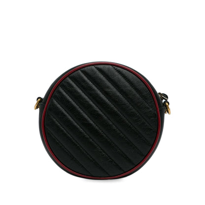 Gucci Mini Torchon GG Marmont Round Crossbody Bag (SHG-qSKdwn)