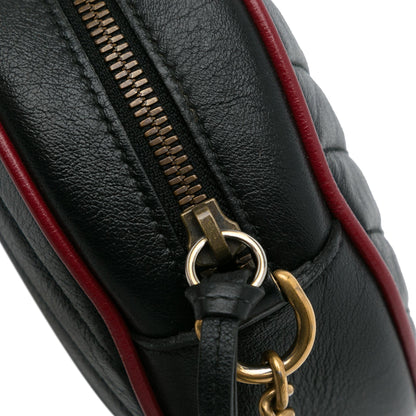 Gucci Mini Torchon GG Marmont Round Crossbody Bag (SHG-qSKdwn)