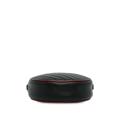 Gucci Mini Torchon GG Marmont Round Crossbody Bag (SHG-qSKdwn)