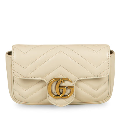 Gucci Super Mini Marmont - White