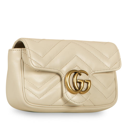 Gucci Super Mini Marmont - White