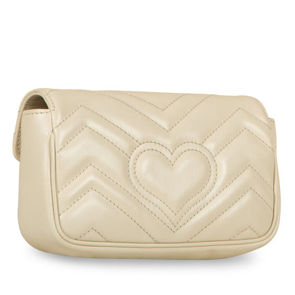 Gucci Super Mini Marmont - White