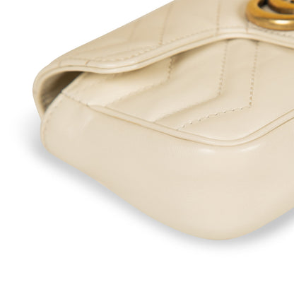 Gucci Super Mini Marmont - White