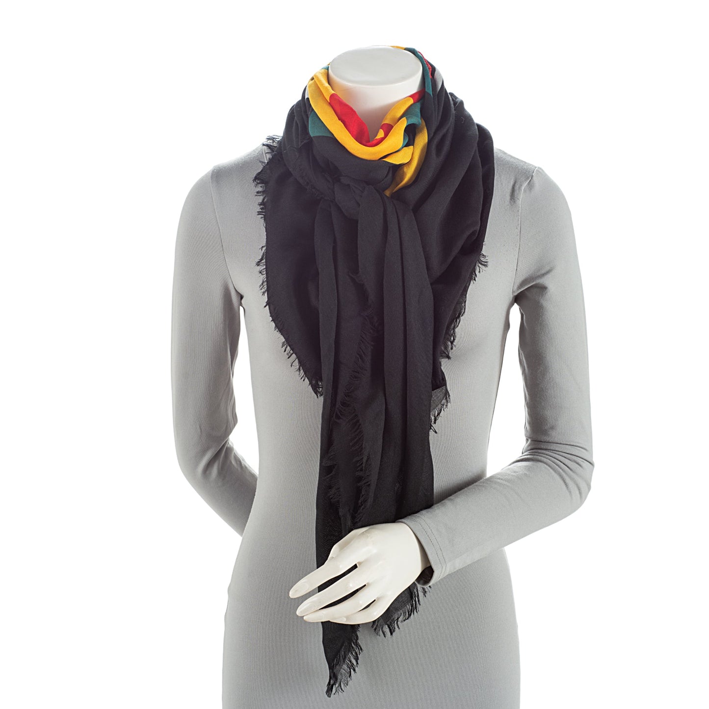 Gucci Modal Silk Logo Interlocking G Web 140cm Shawl (SHF-lHaF0Y)