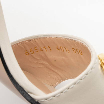 Gucci Nappa Leather Horsebit Sandals - Size 10.5 / 40.5