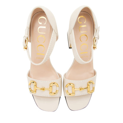 Gucci Nappa Leather Horsebit Sandals - Size 10.5 / 40.5