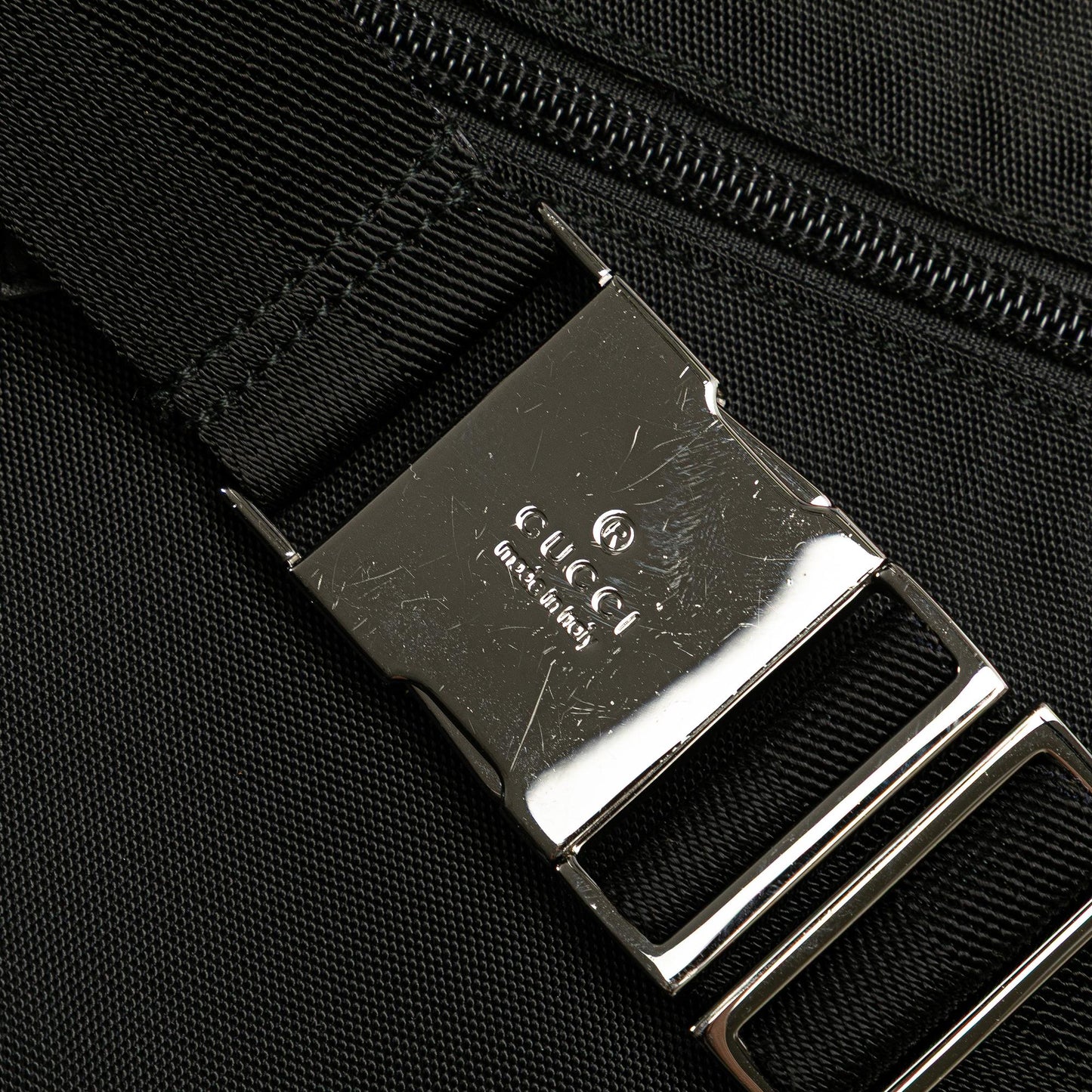 Gucci Nylon Double Pocket Belt Bag
