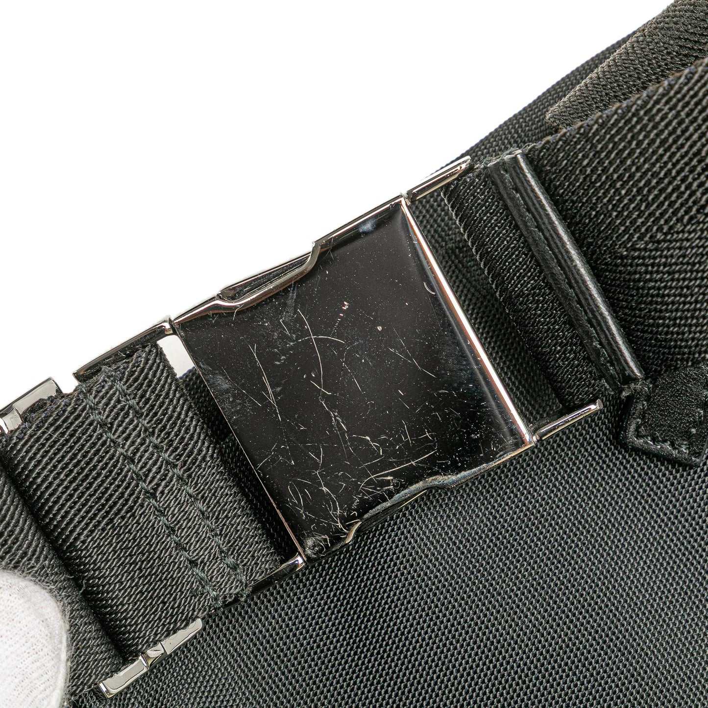 Gucci Nylon Double Pocket Belt Bag