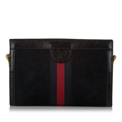 Gucci Ophidia Dragon Suede Crossbody Bag (SHG-34212)