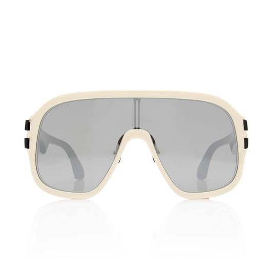 Gucci Oversized Shield Sunglasses (SHF-Y3TGfI)