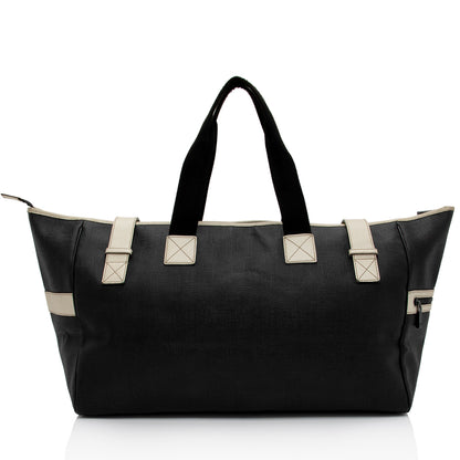 Gucci PVC Logo XL Shopper Tote (SHF-AJvk6R)