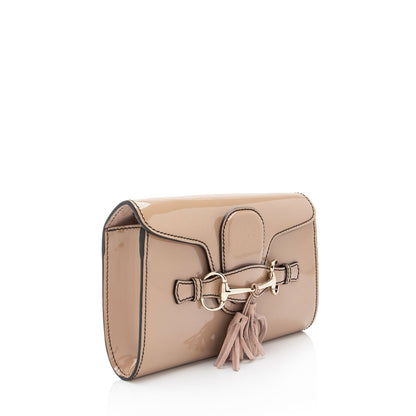 Gucci Patent Leather Emily Shoulder Bag (SHF-FaCHlt)