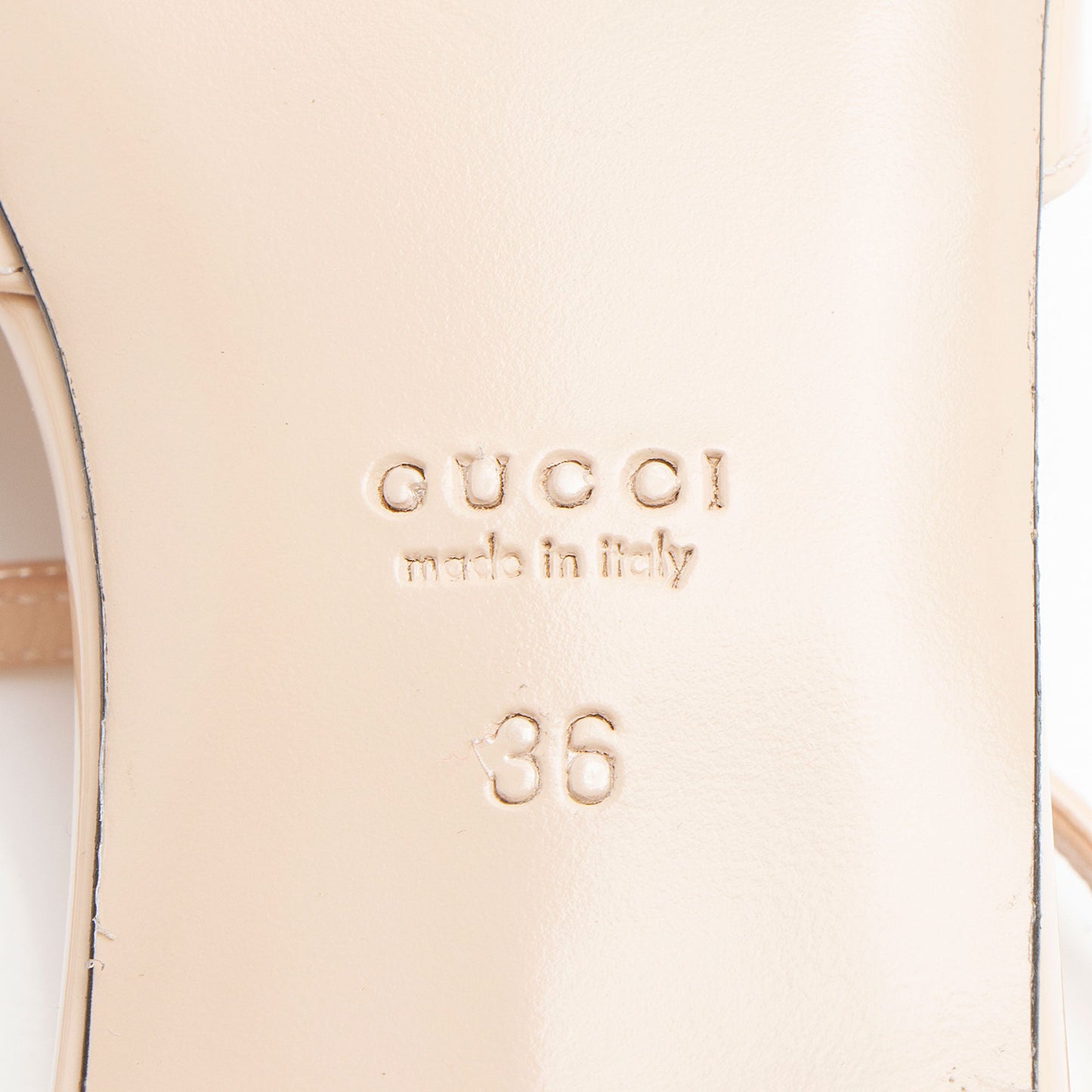 Gucci Patent Leather GG Ballet Flats - Size 6 / 36