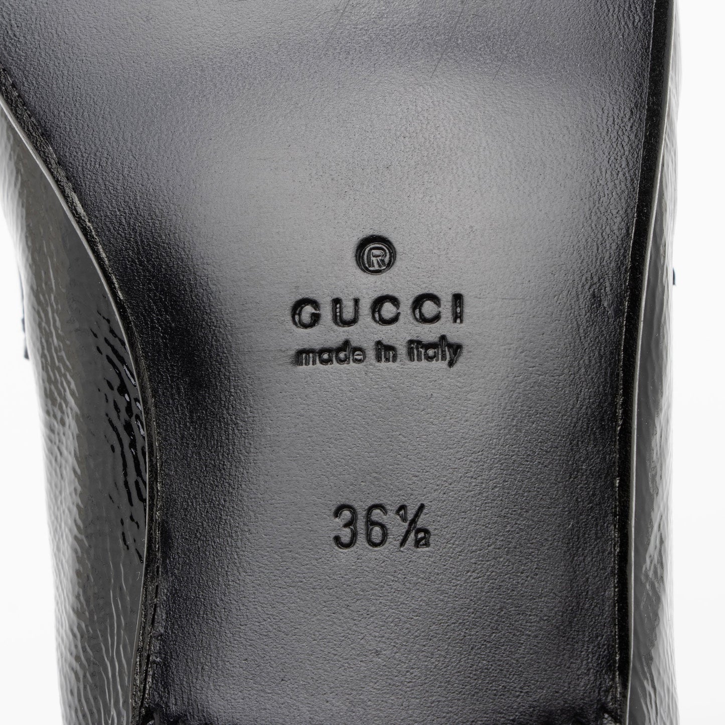 Gucci Patent Leather Horsebit 1953 Loafers - Size 6.5 / 36.5 (SHF-7m1TSH)