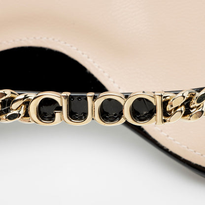 Gucci Patent Leather Signoria Thong Sandals - Size 6.5 / 36.5