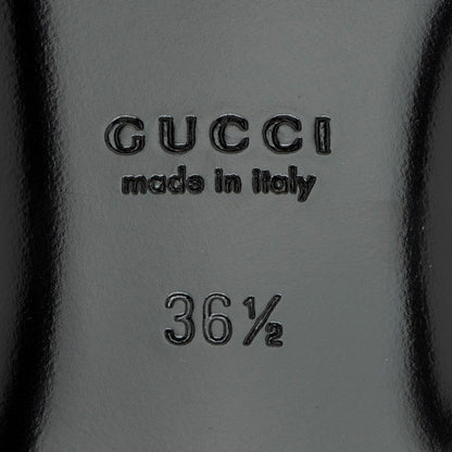 Gucci Patent Leather Signoria Thong Sandals - Size 6.5 / 36.5