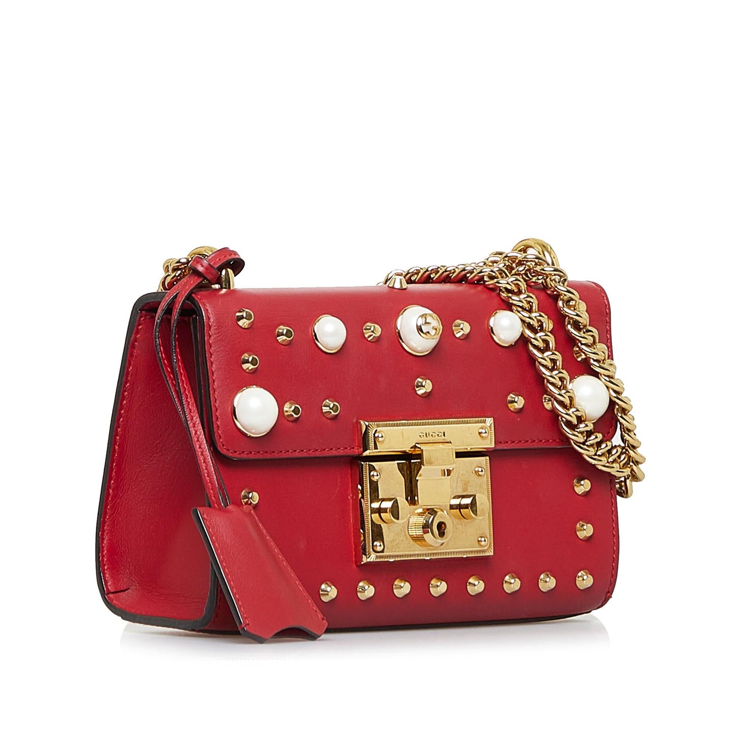 Gucci Pearl Studded Padlock (SHG-5UFKsP)