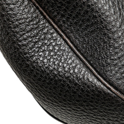 Gucci Pebbled Calfskin Bamboo Ring Hobo