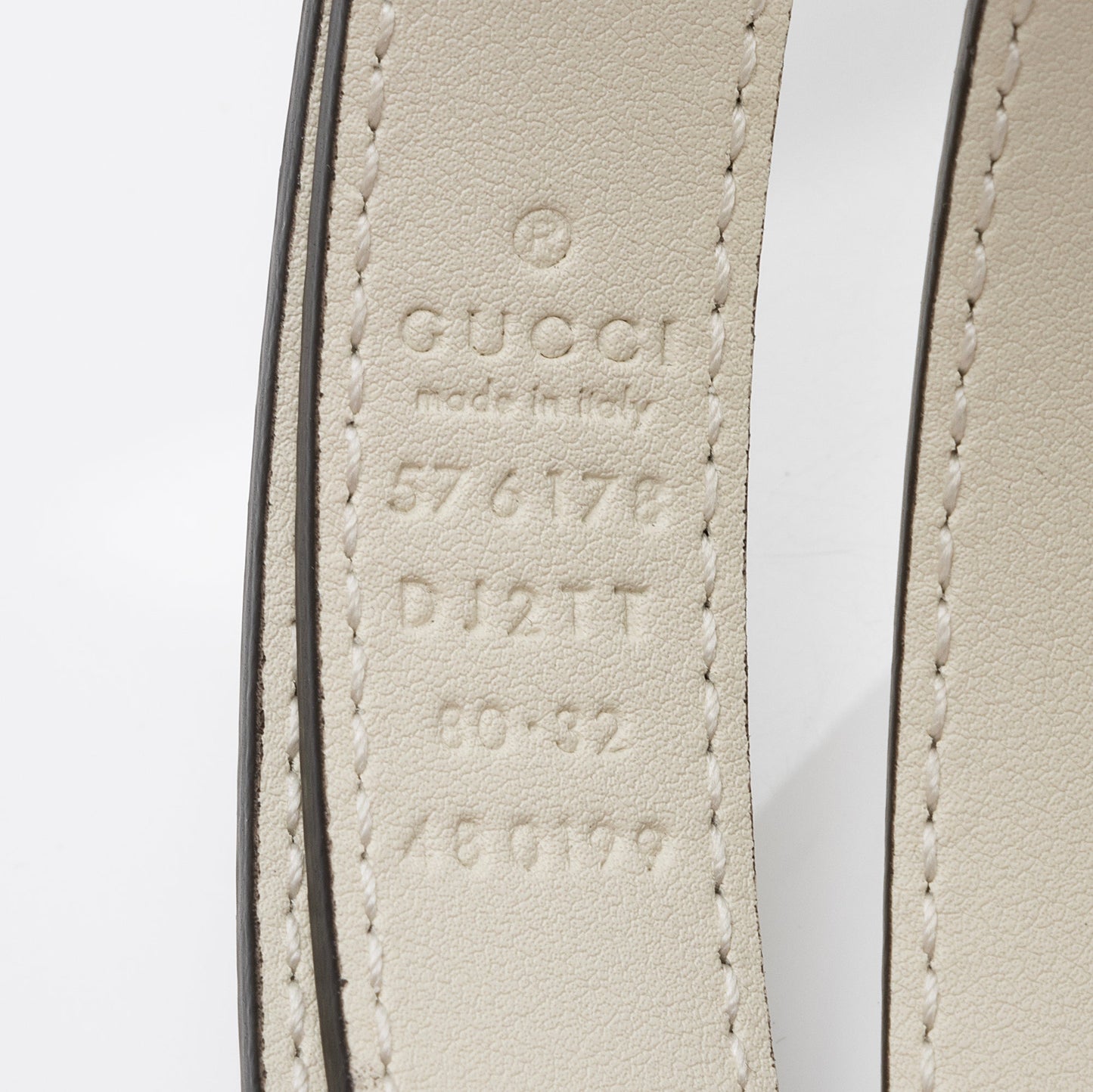 Gucci Pebbled Leather Bee Star Belt - Size 32 / 80 (SHF-Snm7Tt)