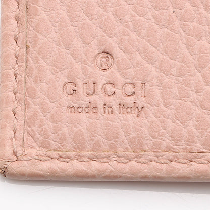 Gucci Pebbled Leather GG Marmont French Wallet (SHF-9hNv9T)