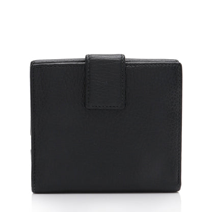 Gucci Pebbled Leather GG Marmont French Wallet (SHF-t6gHZo)