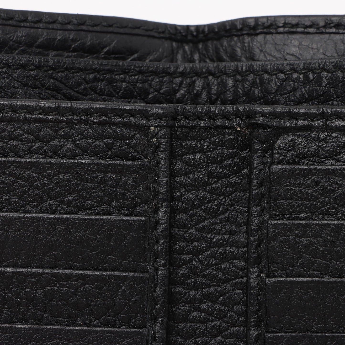 Gucci Pebbled Leather GG Marmont French Wallet (SHF-t6gHZo)