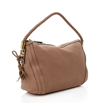 Gucci Pebbled Leather Medium Bella Hobo  - FINAL SALE (SHF-18424)