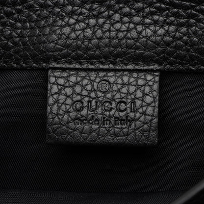 Gucci Pebbled Leather Soho Flap Belt Bag (SHF-Q9D7sL)