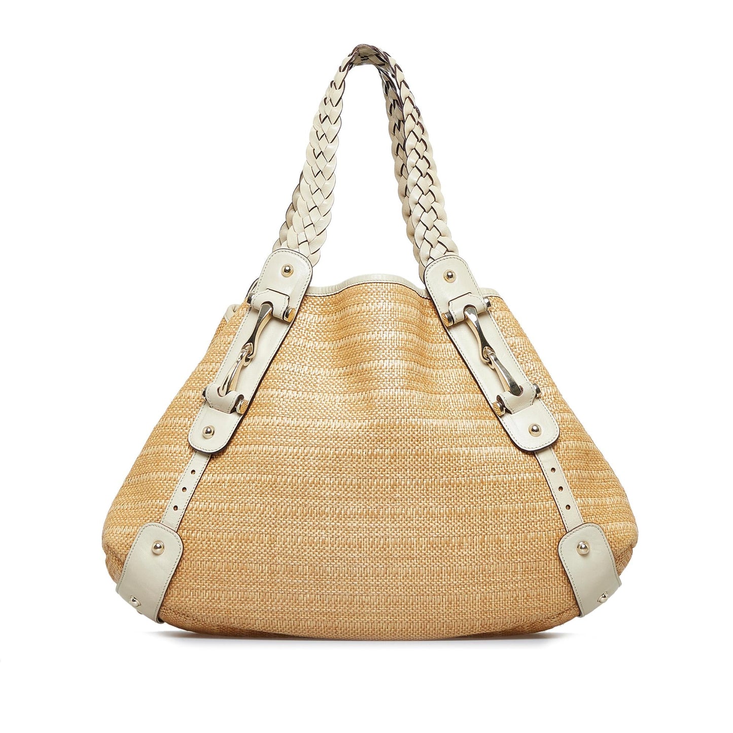 Gucci Pelham Raffia Shoulder Bag (SHG-GEsvBw)