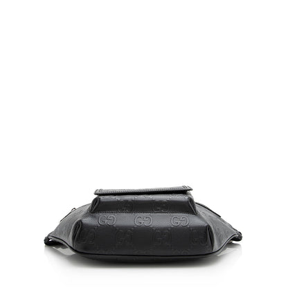Gucci Perforated GG Embossed Pocket Belt Bag (SHF-21585)