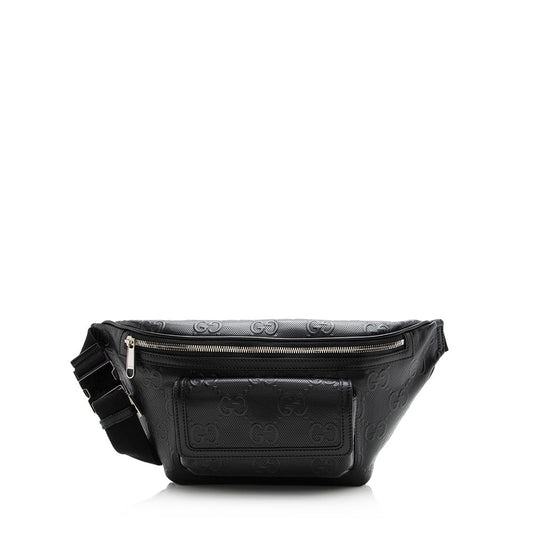 Gucci Perforated GG Embossed Pocket Belt Bag (SHF-21585)
