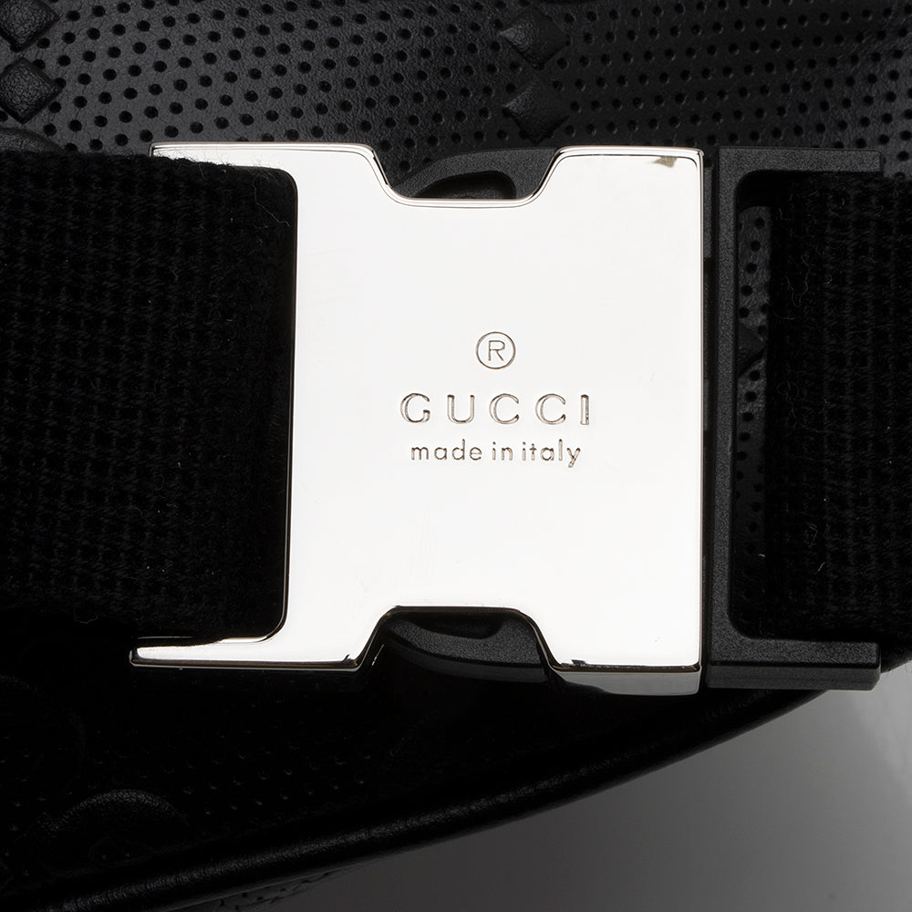Gucci Perforated GG Embossed Pocket Belt Bag (SHF-21585)