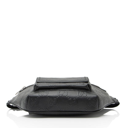 Gucci Perforated GG Embossed Pocket Belt Bag