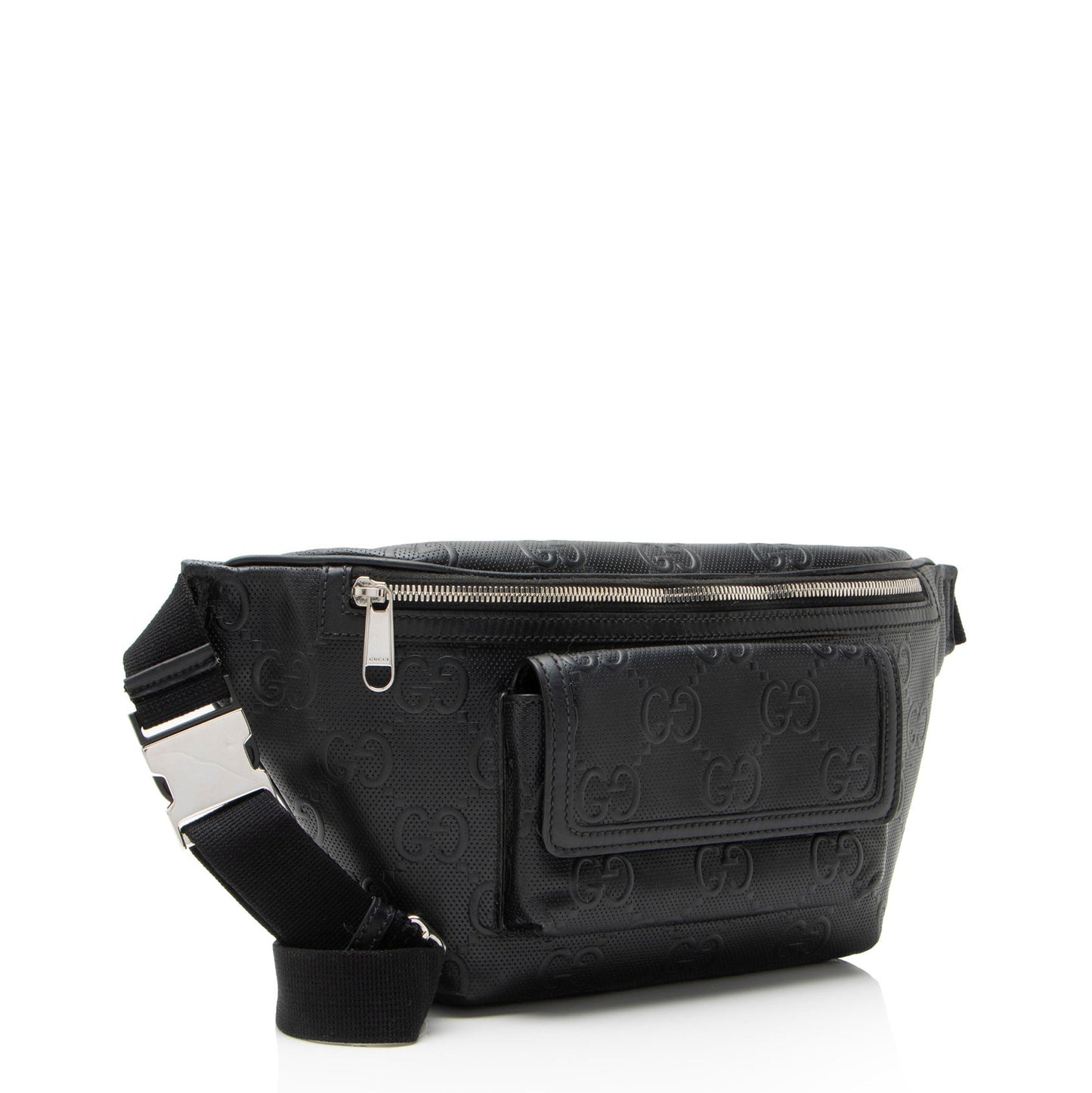Gucci Perforated GG Embossed Pocket Belt Bag